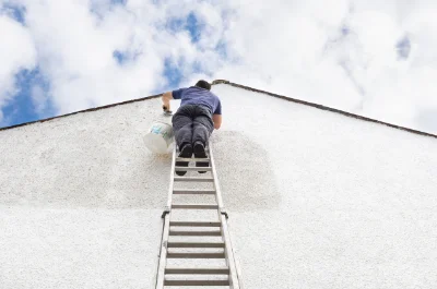 Peinture extérieure à Douchapt — façades et ravalement